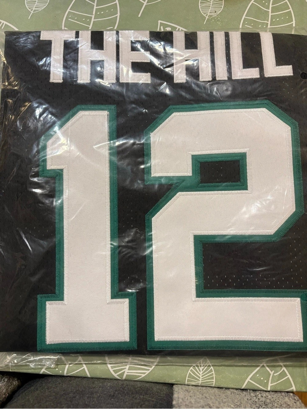 Headgear Travis Hunter Collins High School Football Jersey Black & White Size L